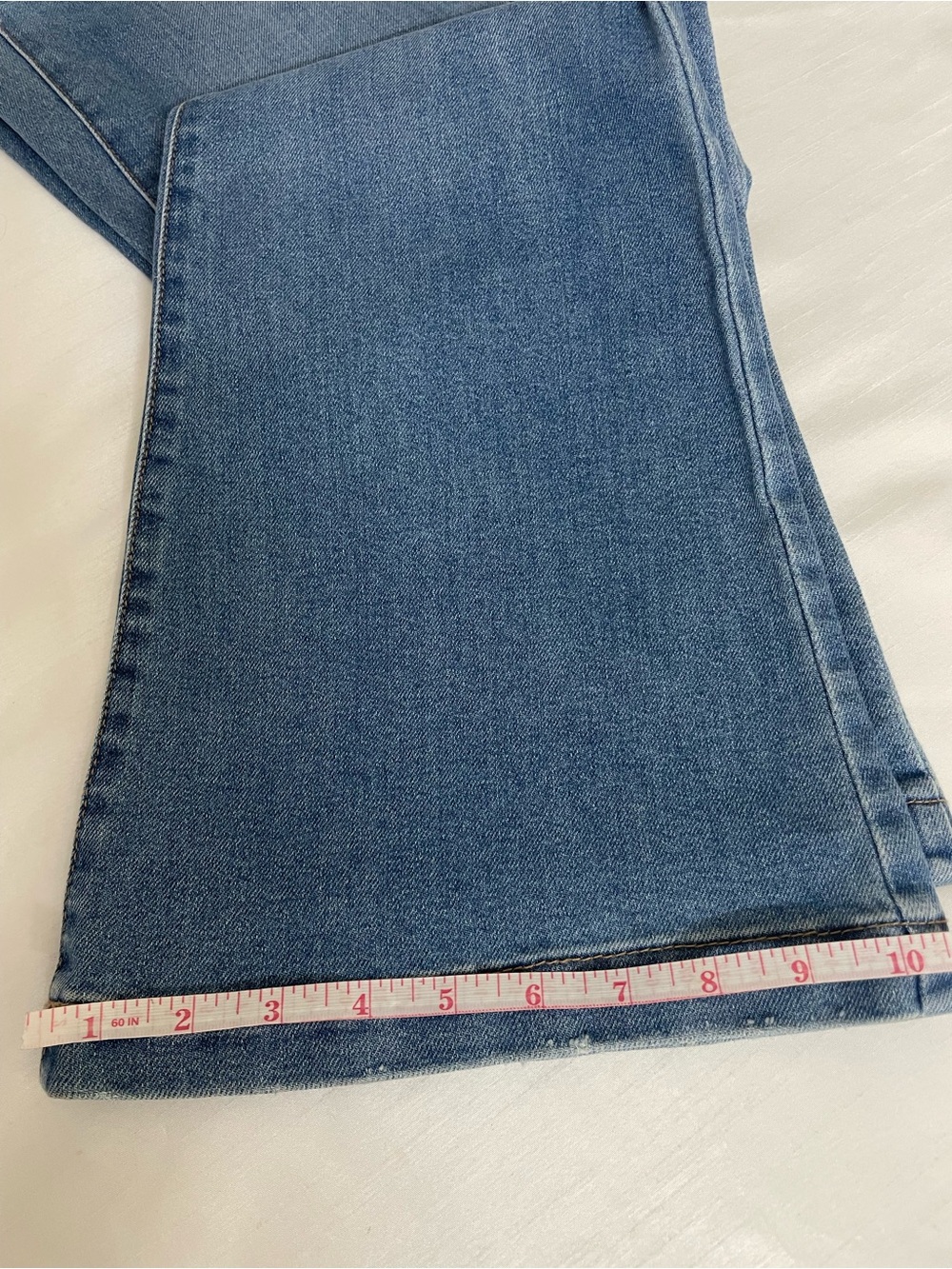 Sofía by Sofia Vergara Women’s Mid-Blue High-Rise Melisa Flare Jeans Size 4 - Picture 8 of 13